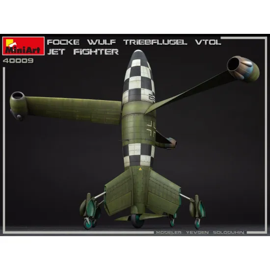 Miniart 40009 - 1/35 - FOCKE WULF TRIEBFLUGEL VTOL JET FIGHTER 261 mm