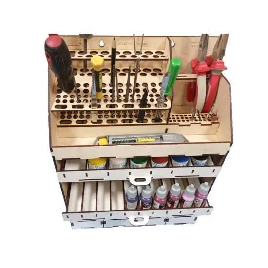 LMG WO-33 Mobile Workstation, Laser Model Graving, shelf