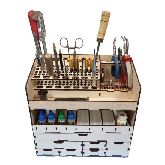 LMG WO-33 Mobile Workstation, Laser Model Graving, shelf