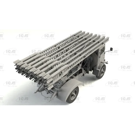 ICM 35591 - 1/35 - BM-13-16 on W.O.T. 8 chassis, WWII Soviet MLRS 174 mm