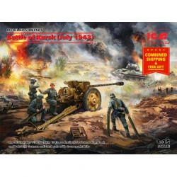 ICM DS3505 - 1/35- Battle of Kursk July 1943 T-34-76, Pak 36(r ) with crew 4 fig