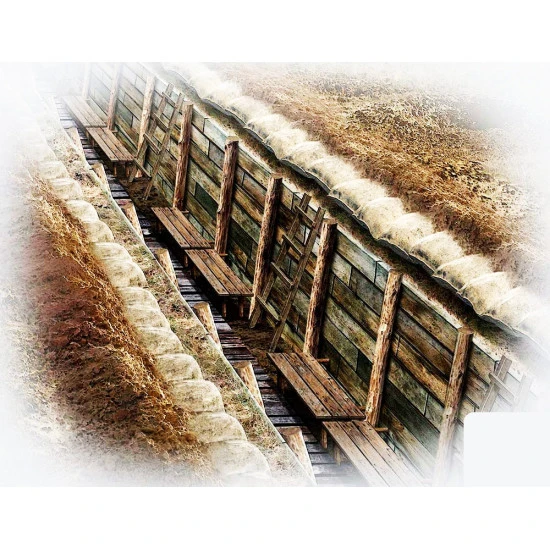 Master Box 35174 - The trench. WWI and WWII era 1/35 scale
