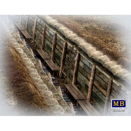 Master Box 35174 - The trench. WWI and WWII era 1/35 scale