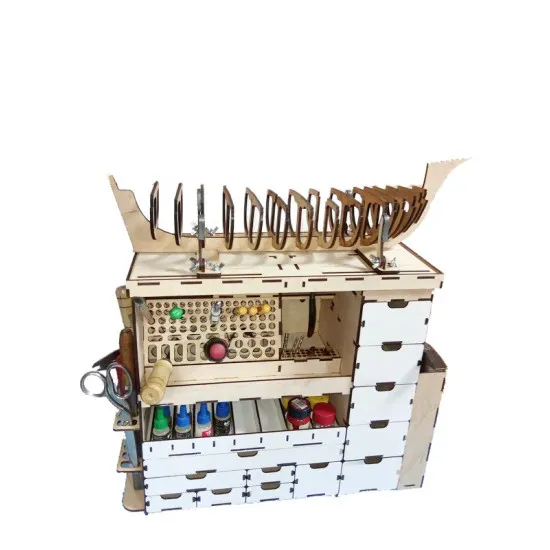 LMG WO-15 Mobile workplace, Laser Model Graving, Worked place for modelers