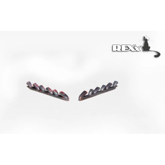 Exhaust Pipes for Yak-3 Airplane Zvezda,Eduard 1/48 REXx 48026 Branch Pipes