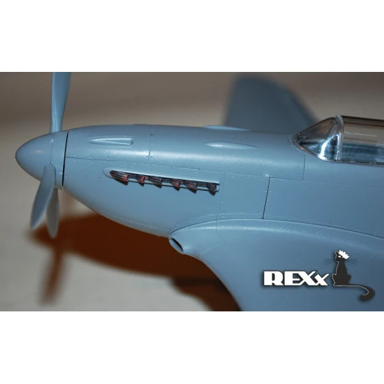 Exhaust Pipes for Yak-3 Airplane Zvezda,Eduard 1/48 REXx 48026 Branch Pipes