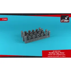 Armory AW14403 - 1/144 - H.P. Victor wheels w/ weighted tires