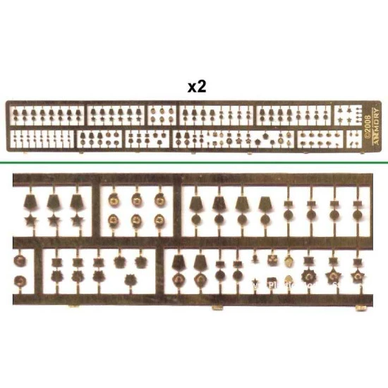 USSR rewards, WWII Photo-Etched 1/35 Armory peF3501