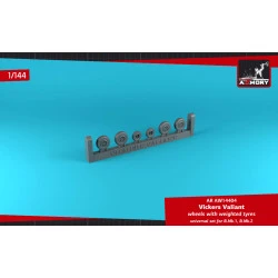 Armory AW14404 - 1/144 - AW Valiant wheels w/ weighted tires