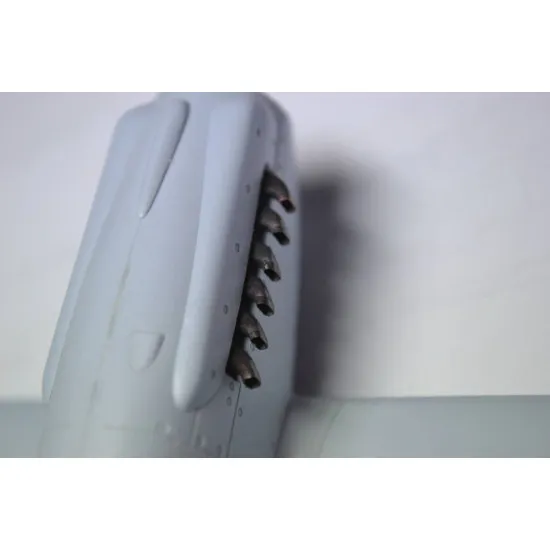Exhaust Pipes for Spitfire Mk.XII Airplane Airfix 1/48 REXx 48033 Branch Pipes