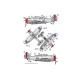 Dora Wings 48029 - 1/48 Scale - Republic P-43 Lancer. Plastic Model Kit