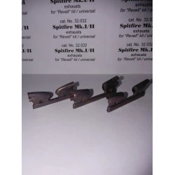 Exhaust Pipes for Hurricane Mk.I Airplane Revell, Fly 1/32 REXx 32055 Branch Pipes