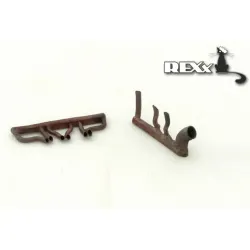 Us Stock Exhaust Pipes For Polikarpov I-16 Airplane Icm 1/72 Rexx 72017 Branch Pipes