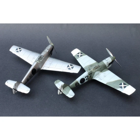 Dora Wings 72011 Messershmitt Bf.109 A/B Legion Condor plastic model kit, scale 1/72