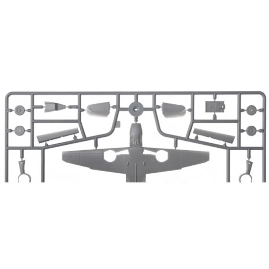 Dora Wings 72011 Messershmitt Bf.109 A/B Legion Condor plastic model kit, scale 1/72