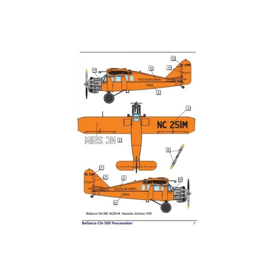 Dora Wings DW72022 Bellanca CH-300 Pacemaker plastic model kit, scale 1/72