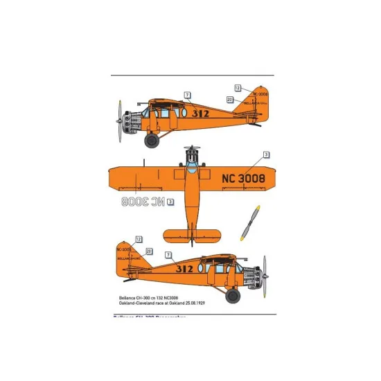 Dora Wings DW72022 Bellanca CH-300 Pacemaker plastic model kit, scale 1/72