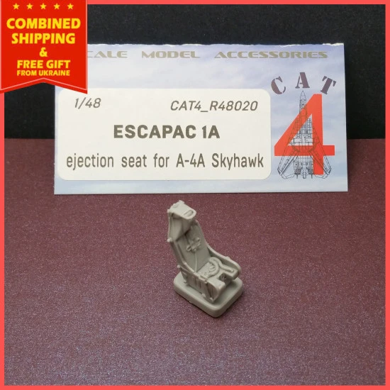 CAT4 R48020 - 1/48 Douglas A-4A Skyhawk ESCAPAC 1A Ejection Seat Resin Set USN