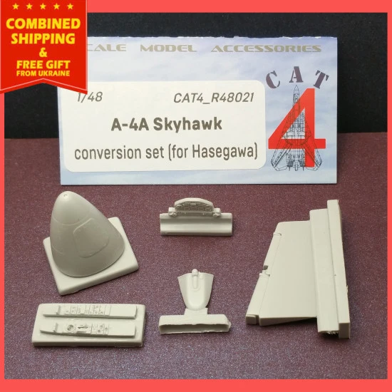 CAT4 R48021 - 1/48 Douglas A-4A Skyhawk Conversion Resin Set for Hasegawa USN