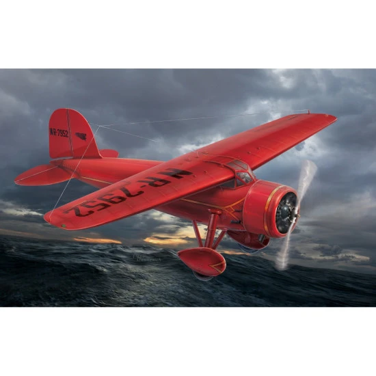 Dora Wings DW 48022 Lockheed Vega 5b Record flights plastic model kit, scale 1/48