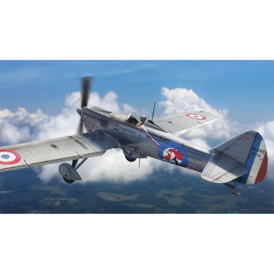 Dora Wings DW 32001 Dewoitine D.500 plastic model kit, scale 1/32