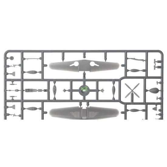 Dora Wings DW14401 Bell P-63A/C Kingcobra (2 in 1) plastic model kit, scale 1/72