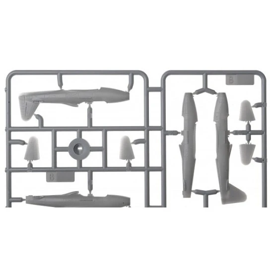 Dora Wings DW14401 Bell P-63A/C Kingcobra (2 in 1) plastic model kit, scale 1/72