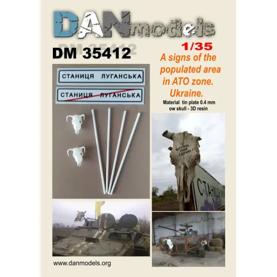 Dan Models 35412 -1/35 - A populated area in ATO zone Ukraine