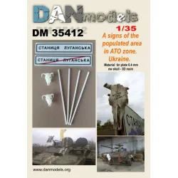 Us Stock Dan Models 35412 -1/35 - A Populated Area In Ato Zone Ukraine