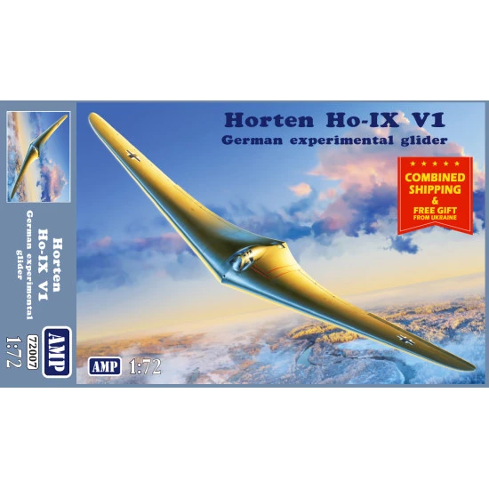 AMP 72-007 - Horten Ho-IX V1 Airplane- 1/72 scale model kit