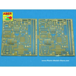 Browning M2 gun Modern photo-etched set 1/35 Aber 35A002