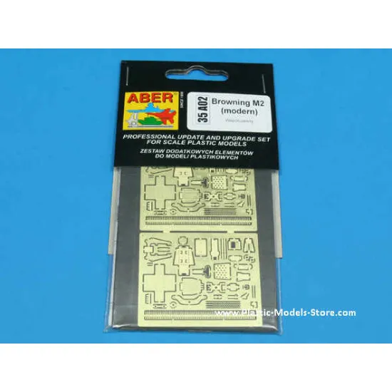 Browning M2 gun Modern photo-etched set 1/35 Aber 35A002