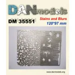 Dan Models 35551 Applying Stencil traces for spatters, stains 2, 1/35 kit scale