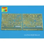 Browning M2 WWII gun photo-etched set 1/35 Aber 35A001