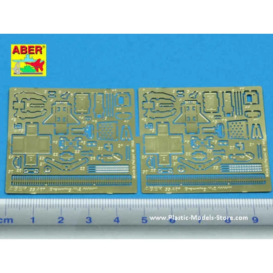 Browning M2 WWII gun photo-etched set 1/35 Aber 35A001