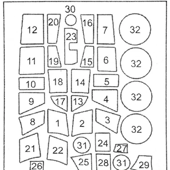 Dan Models MS48001 Model Mask for Do-217 N-1 (ICM 48271), 1/48 kit scale