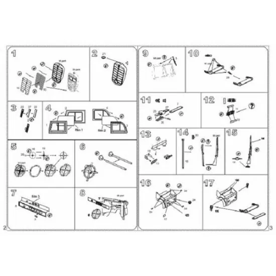 Vmodels 35007 - 1/35 - Photo-etched for SD KFZ-1 type 170VK 35007 for MasterBox
