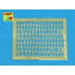 Letters Numbers 1.5 mm high PE set any scale Aber R-02