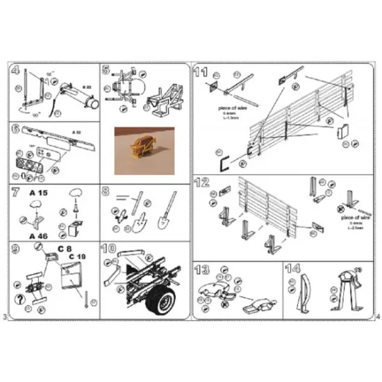 Vmodels 35024 - 1/35 - Photo-etched for KHD S3000 WWII German Armi Truck