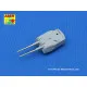 Set of 10 pcs 203 mm barrels Japan ships 1/350 Aber 350-L01