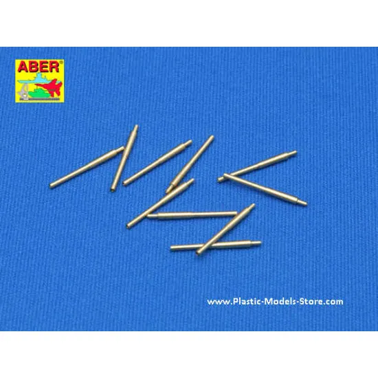 Set of 10 pcs 203 mm barrels Japan ships 1/350 Aber 350-L01