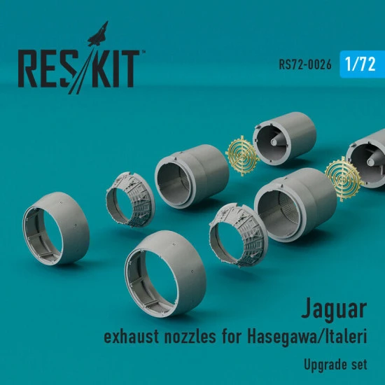 Reskit RSU72-0026 - 1/72 - Jaguar exhaust nozzles for Hasegawa/italleri