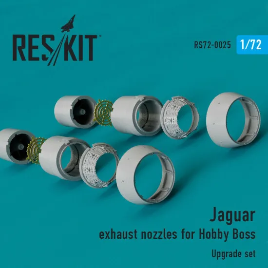 Reskit RSU72-0025 - 1/72 Jaguar exhaust nozzles for Hobby Boss Upgrade set