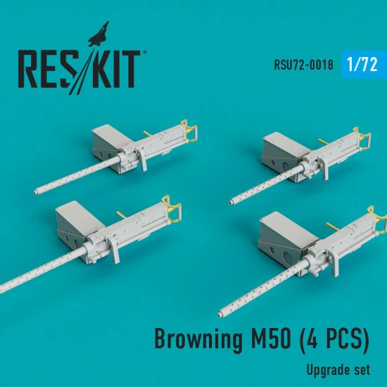 Reskit RSU72-0018 - 1/72 - Browning M50 (4 pcs) Upgrade set