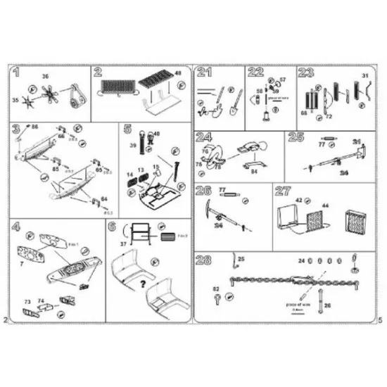 Vmodels 35032 - 1/35 - Photo-etched for Mercedes 3000 S model (ICM)