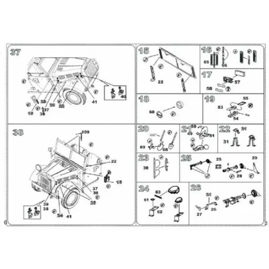Vmodels 35046 - 1/35 - Photo-etched detail set Le.gl.Einheits-Pkw (Kfz. 2)