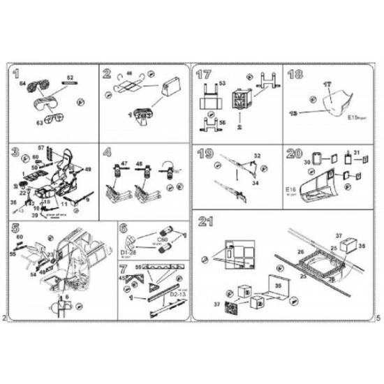 Vmodels 48001 - 1/48 - Photo-etched for He 111 H-3 interior (ICM)