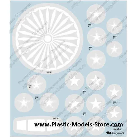 Sukhoi Su-27 part 1 decals 1/48 BEGEMOT 48004