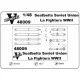 Vmodels 48009 - 1/48 - Photo-etched Seatbelts Soviet La Fighters WWII