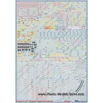 Sukhoi Su-27 complete stencil decals 1/48 BEGEMOT 48009